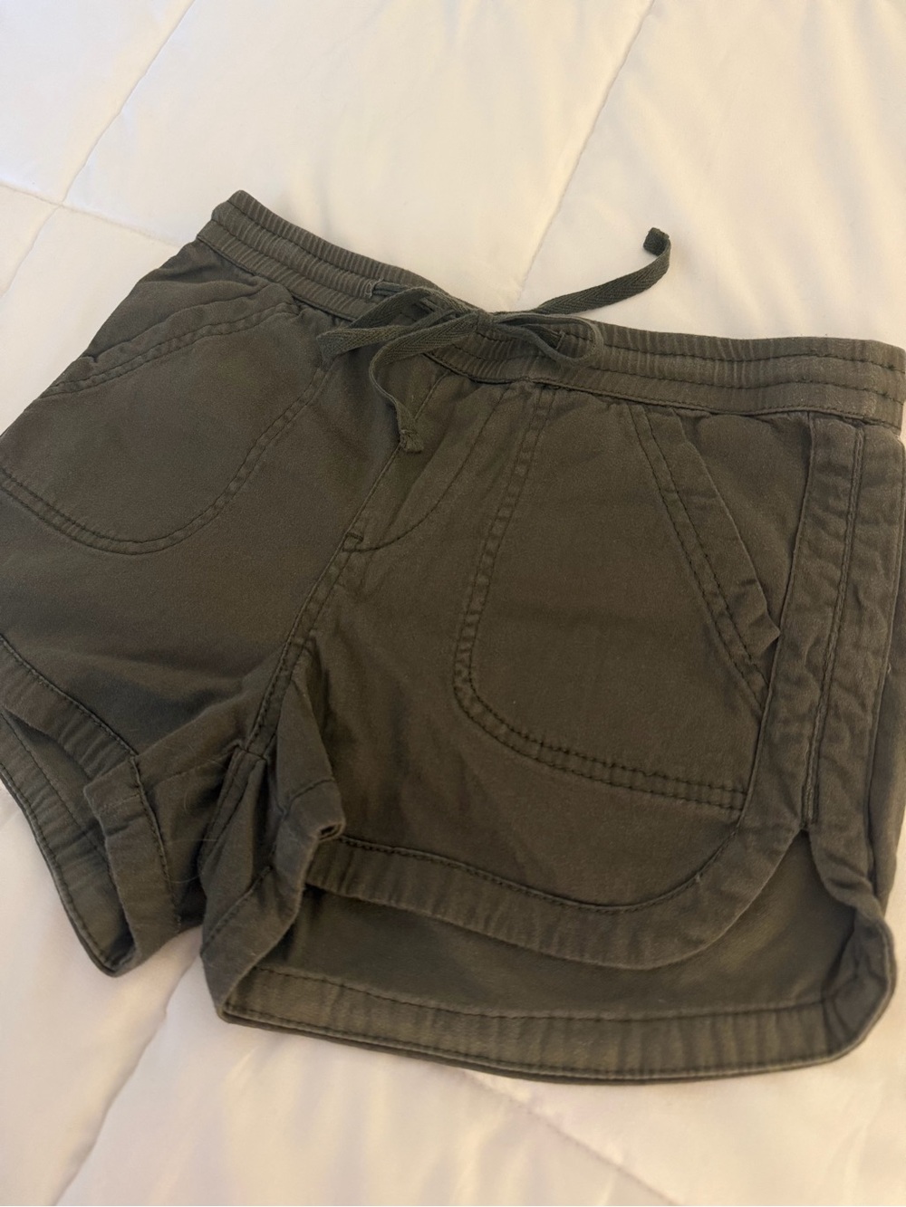 UNIONBAY Olive Drawstring Athletic Shorts